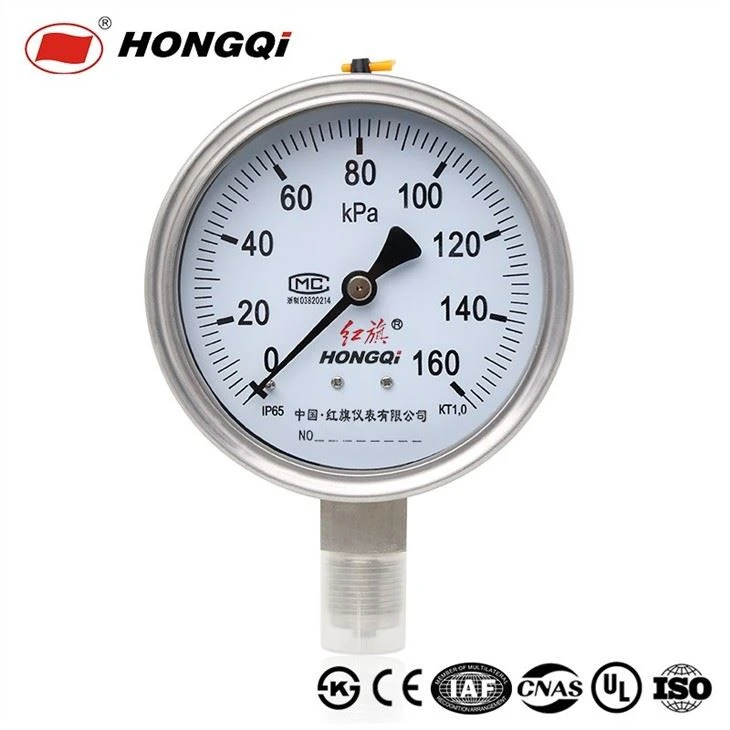 4” High Quality Corrosion Protection Stainless Steel Pressure Gauge