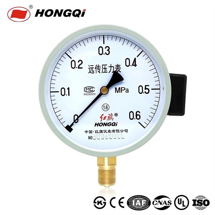 YTZ-150 Spring Tube Far Transmission Pressure Gauge