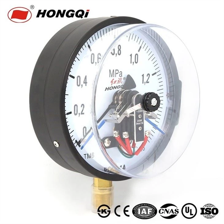 YXC-150R Electric Contact Pressure Gauge Can Be Direct Mounting